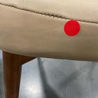 Open Box: Hyde Dining Chair - Ludlow Leather Sand, Cool Walnut