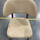 Open Box: Hyde Dining Chair - Ludlow Leather Sand, Cool Walnut