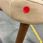 Open Box: Hyde Dining Chair - Ludlow Leather Sand, Cool Walnut