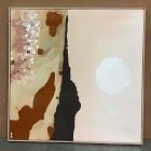 Open Box: Remote Sunrise Framed Canvas Wall Art (40") - Natural