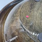 Open Box: Wood Bubble Rim Bowl (14") - Green