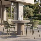 Newcastle Round Indoor/Outdoor Dining Table (47"&ndash;60")