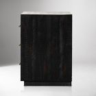 Alexa Burnished Pedestal 3-Drawer Nightstand (32")