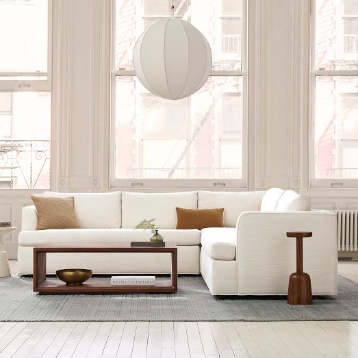 Dominick 3-Piece L-Shaped Sectional (112"-122") by West Elm