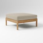 Playa Ottoman Cushion Cover Sunbrella® Cast, Ash