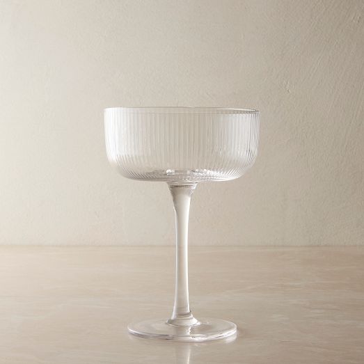 Fluted Coupe Glass Sets by West Elm