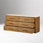 Nerelle Marble 6-Drawer Dresser (72")