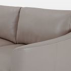 Sloane Leather 2-Piece Chaise Sectional (95.5")