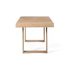 Portside Outdoor Dining Table (76.5"&ndash;96") &amp; Porto Side Dining Chairs Set