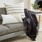Cotton Silk Simple Stripe Pillow Cover