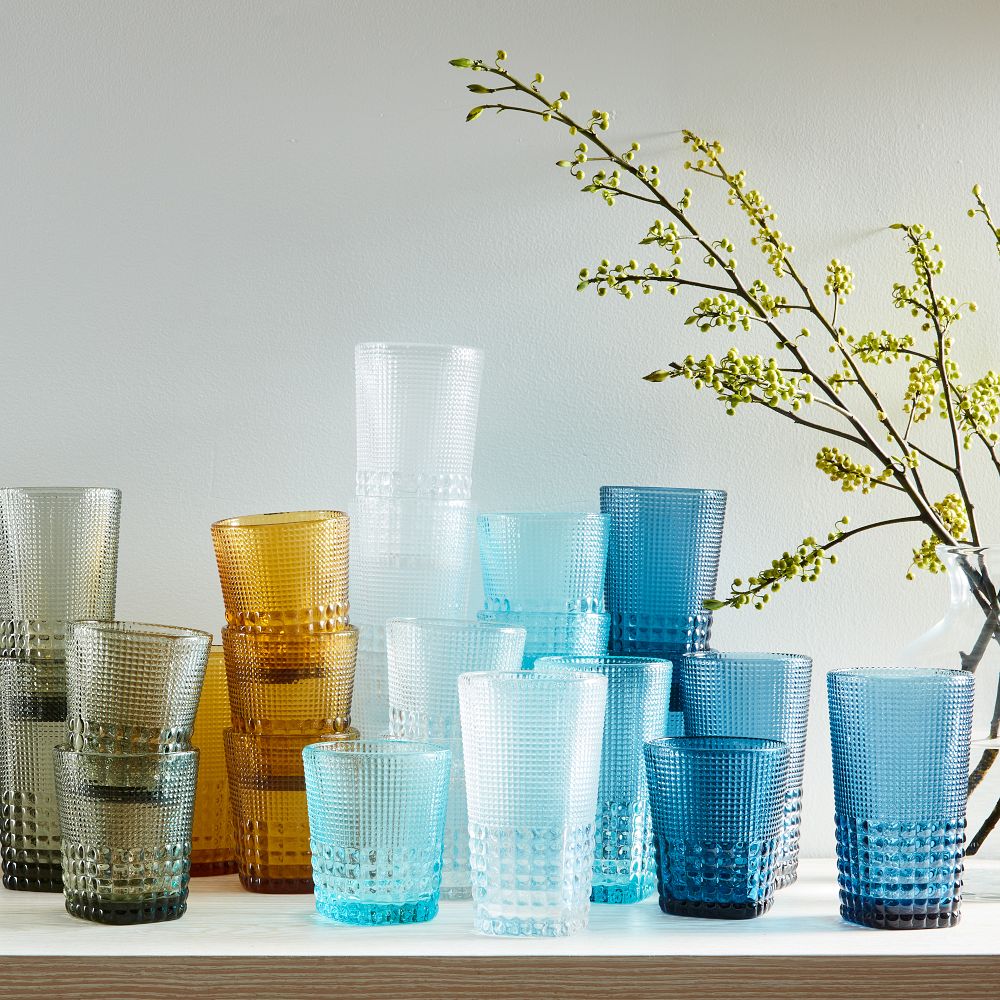Malcolm Beaded Drinking Glass Sets by West Elm