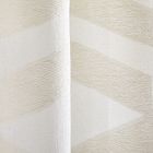 Semi-Sheer Clipped Jacquard Curtain