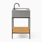 Streamline Concrete Single Bathroom Vanity (31.5")