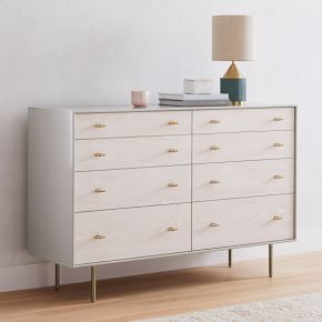 Modernist Wood & Lacquer 8-Drawer Dresser (58") | West Elm