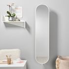 Swivel Mirror w/ Pinboard (13.25"W x 56"H)
