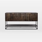 Carved Mango Wood Media Console (56")