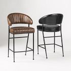 Amory Leather Channeled Bar &amp; Counter Stools