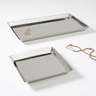 Foundations Polished Nickel Metal Trays
