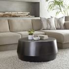 Hand-Hammered Aluminum Coffee Table (35"&ndash;48")