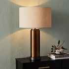 Pillar Metal USB Table Lamp (24.5")