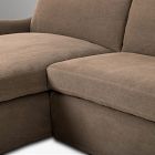 Delara Slipcover Chaise Sectional (128")