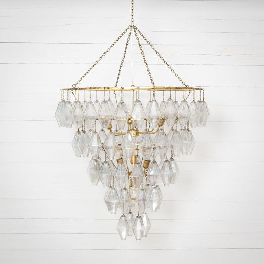 Grand Waterfall Cascading Chandelier (39") by West Elm