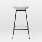 Modern Petal Backless Counter Stool