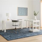 Parsons L-Shaped Desk &amp; Open Storage Set