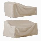 Portside Aluminum Outdoor 2-Piece Chaise Sectional Protective Cover