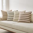 Silk Broad Stripe Pillow Cover