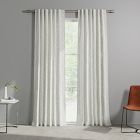 Cotton Canvas Fragmented Lines Curtains (Set of 2) - Blue Teal