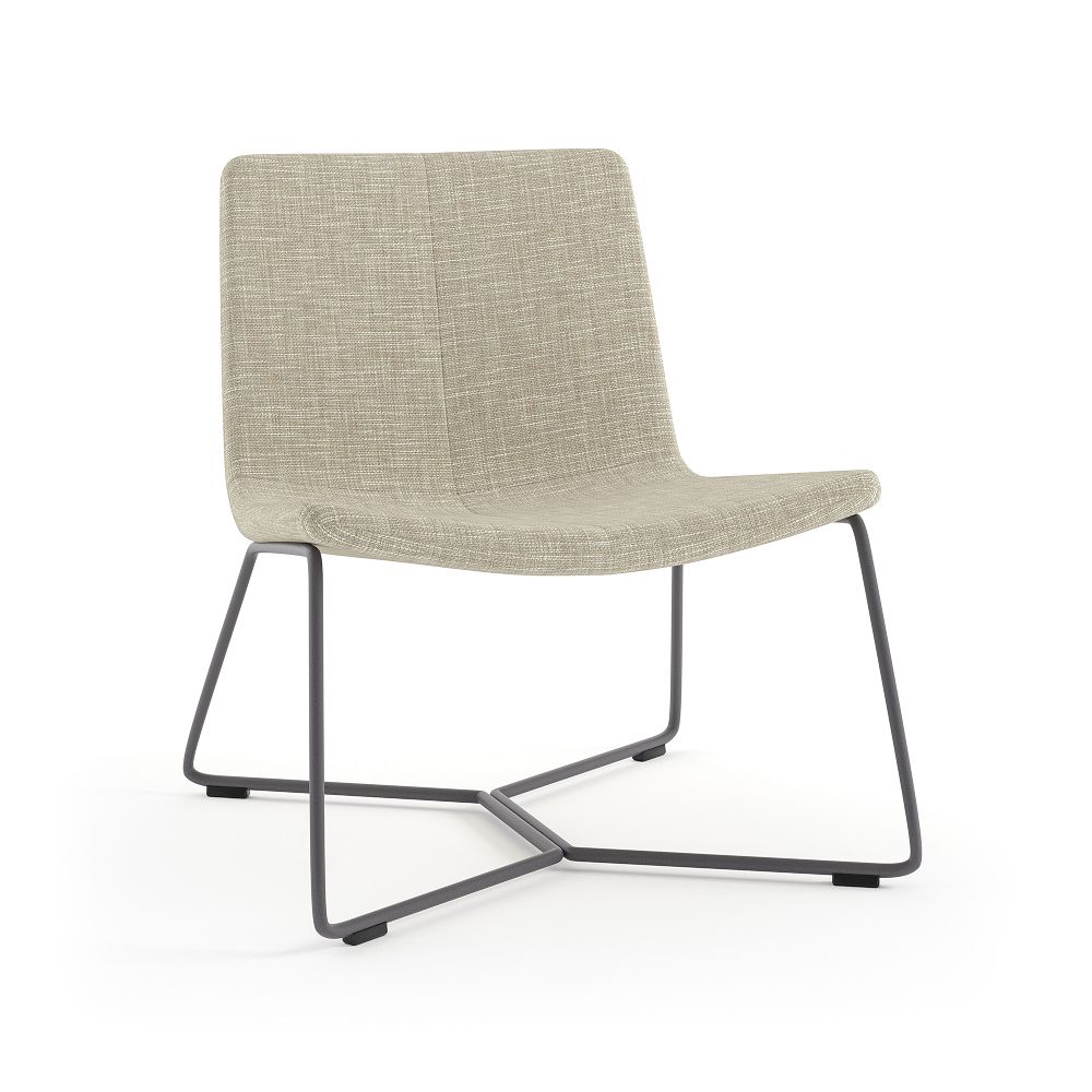 Slope Armless Lounge Chair by West Elm