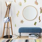 Anton Solid Wood Coat Rack - Burnt Wax