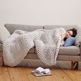 Bearaby Cotton Napper Weighted Blanket | West Elm