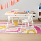 Modern Shapes Shag Rug