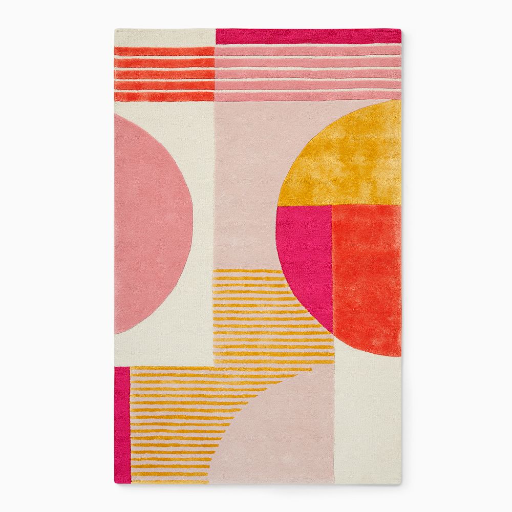 Pieced Circle Rug by West Elm