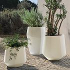 Fallon Faceted Ficonstone Indoor/Outdoor Planter