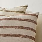 Silk Broad Stripe Pillow Cover