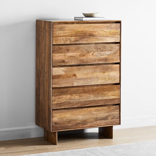 Anton Solid Wood 5-Drawer Dresser (36") by West Elm