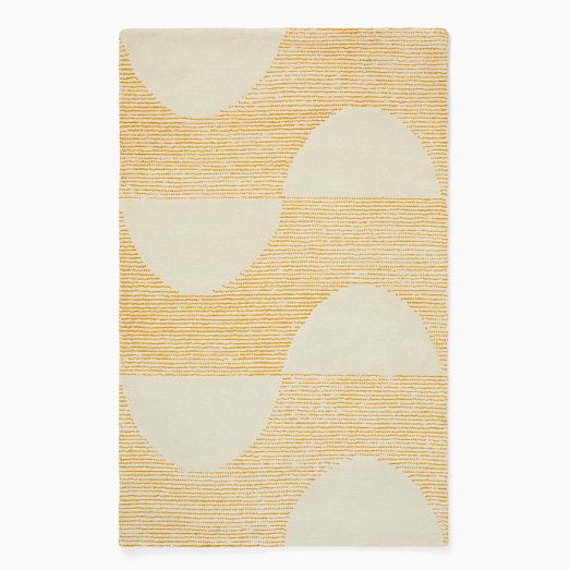 Half Moon Easy Care Wool Rug by West Elm