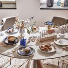 Marble &amp; Brass Menorah