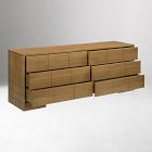 Maujer Oak 6-Drawer Dresser (72")
