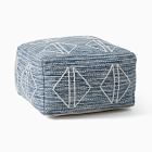 Reflected Diamonds Pouf