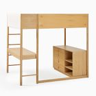 Statement Knob Loft Bed w/ Desk &amp; Dresser