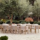 Hargrove Outdoor Extendable Dining Table (79"&ndash;109") &amp; Porto Dining Chairs Set