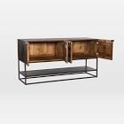 Carved Mango Wood Media Console (56")