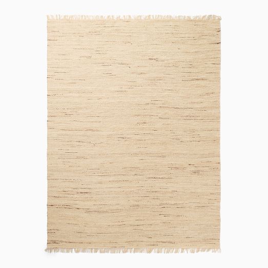 Hand-Spun Wool Jute Rug by West Elm