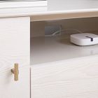 Modernist Wood &amp; Lacquer Media Console (68"&ndash;80")