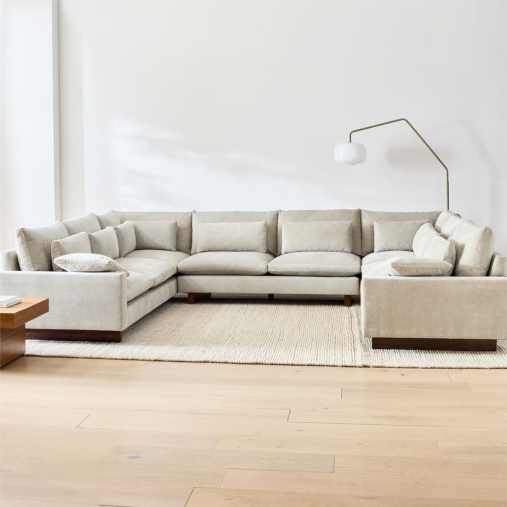 Harmony 5-Piece U-Shaped Sectional (143"-165") by West Elm