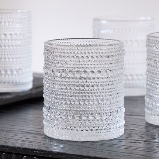 Jupiter Beaded Short Drinking Glasses (Set of 6) by West Elm